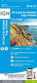 I.G.N - Carte au 1-25.000ème - Top 25 - 1016ET - Saint-Cast-Le-Guildo - Cap Fréhel