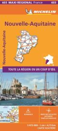Michelin - Carte Maxi-Régionale n°603 - Nouvelle Aquitaine
