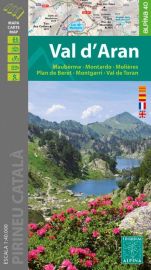 Editions Alpina - Carte de randonnées - Val d'Aran (Maubèrme, Montardo, Molières, Plan de Beret, Montgarri, Val de Toran)