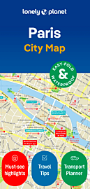 Lonely Planet - Plan de ville (en anglais) - Paris city map