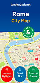 Lonely Planet - Plan de ville (en anglais) - Rome city map