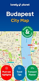 Lonely Planet - Plan de ville (en anglais) - Budapest city map