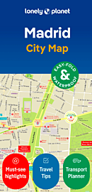 Lonely Planet - Plan de ville (en anglais) - Madrid city map