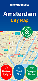 Lonely Planet - Plan de ville (en anglais) - Amsterdam city map
