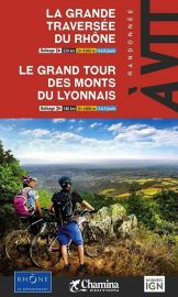 Editions Chamina - Guide de randonnées à VTT - La grande traversée du Rhône - Le grand tour des monts du Lyonnais