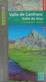 Editions Alpina - Carte de randonnées - Valle de Canfranc - Valle de Aisa - Cadanchu - Astun