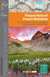 Editions Alpina - Double carte (au 1/25.000ème) du Parc National Posets - Maladeta 