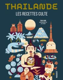 Editions Marabout - Beau livre (Petit Format) - Thaïlande, les recettes cultes