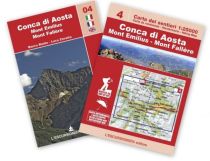 L'Escursionista - Carte de randonnées - N°4 - Conca di Aosta, Mont Emilius, Mont Fallère