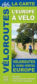 Editions Suzac - Carte - L'Europe à vélo : véloroutes & voies vertes en Europe
