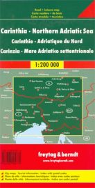 Freytag & Berndt - Carte de la Carinthie (Autriche) et du Nord de l'Adriatique