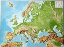 Georelief - Carte d'Europe en relief