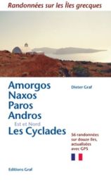 Graf éditions - Guide de randonnées (en français) - Amorgos, Naxos, Paros, Cyclades du nord et de l'est - Randonnées sur les îles grecques