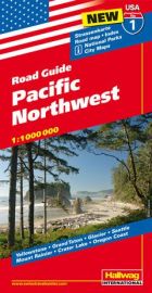 Hallwag - Carte régionale USA n°1 - Pacific North West