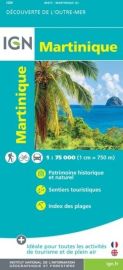 I.G.N. - Carte routière - Carte de la Martinique