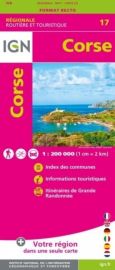 IGN - Carte régionale n°R17 - Corse