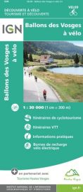 I.G.N. - Carte - Découverte à vélo ref.VEL09 - Ballons des Vosges à vélo