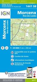 I.G.N. Carte au 1-25.000ème - Série bleue - 1441 SB - Morcenx - Rion-Des-Landes