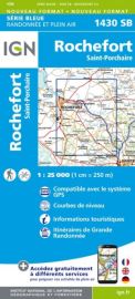 I.G.N Carte au 1-25.000ème - Série bleue - 1430 SB - Rochefort - Saint-Porchaire