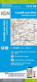 I.G.N Carte au 1-25.000ème - TOP 25 - 1413 SB - Condé-sur-Vire - Caumont-sur-Aure