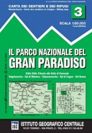 Istituto Geografico Centrale (I.G.C) - N°3 - Gran Paradiso (Parc national du Grand Paradis) 