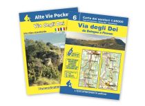 L'Escursionista - Carte de randonnées - N°6 - Via degli Dei (Da Bologna a Firenze a piedi e in MTB)