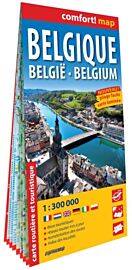 Express Map - Carte plastifiée de la Belgique