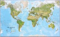 Maps international - Carte murale plastifiée - Le Monde environnemental au 1/30mio