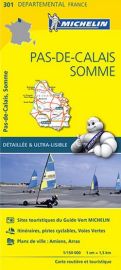 Michelin - Carte Départements N°301 - Pas-de-Calais - Somme