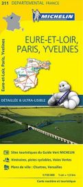 Michelin - Carte "Départements" N°311 - Eure et Loir - Paris - Yvelines