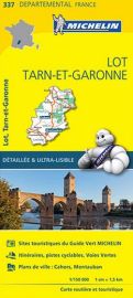 Michelin - Carte "Départements" N°337 - Lot - Tarn-et-Garonne