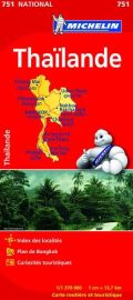 Michelin - Carte N°751 - Thaïlande
