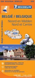 Michelin - Carte régionale n°533 - Belgique Nord et Centre