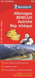 Michelin - Carte routière - Réf.719 - Allemagne, Bénélux, Autriche, République Tchèque - Edition 2017