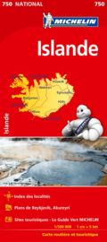 Michelin - N°750 - Carte routière de l'Islande