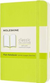 Moleskine - Carnet format poche à pages blanches -  Souple - Vert clair