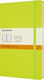 Moleskine - Carnet ligné - Grand format - Couverture rigide - Vert clair