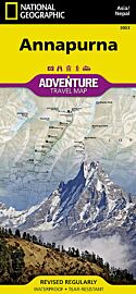 National Geographic - Carte de trekking - Annapurna (Népal)