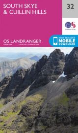 Ordnance Survey - Carte de randonnées - OS - 32 - Île de Skye - Sud