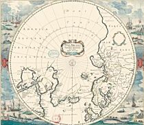 Editions Reliefs (Collection Géographie nostalgique BNF) - Carte - Le pôle arctique