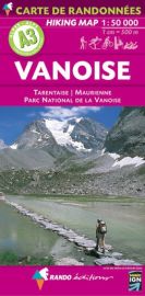 Rando éditions - Carte de randonnées au 1-50.000ème -  A3 - Vanoise