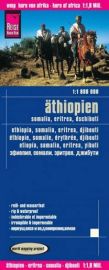 Reise Know-How Maps - Carte de l'Ethiopie - Somalie - Erythrée - Djibouti