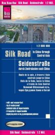 Reise Know-How Maps - Carte de la route de la soie - Asie centrale jusqu'en Chine 