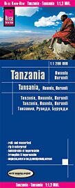 Reise Know-How Maps - Carte de Tanzanie, Rwanda, Burundi