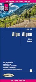 Reise Know-How Maps - Carte des Alpes 