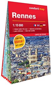 ExpressMap - Plan plastifié de Rennes
