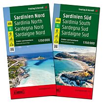 Freytag & Berndt - Lot de cartes - Sardaigne nord & sud