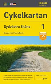 Editions Kartförlaget - Carte vélo - 1 - Sydvastra Skane (Suède)