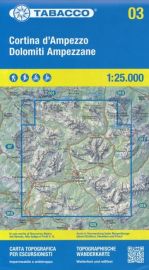 Tabacco - Carte de Randonnées-  03 - Cortina d'Ampezzo e Dolomiti Ampezzane