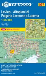 Tabacco - Carte de randonnées - 057 - Levico - Altopiani di Folgaria Lavarone e Luserna